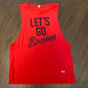 🌿 Atlanta Braves Under Armor Sleeveless Top